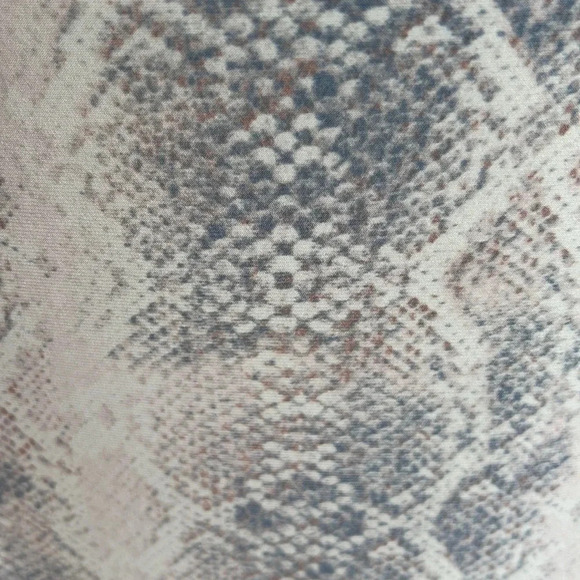 NWT Steve Madden Matte Jersey One Shoulder Snakeskin Print Dress - Size L - Picture 8 of 14